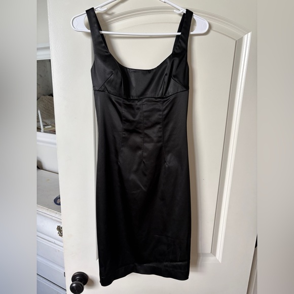 Dolce & Gabbana Sleek Black Midi Dress